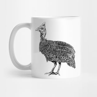 Guinea Fowl Bird Print Mug